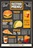 design food and restaurant menu