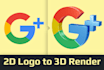 create a 3d logo design for your existing one
