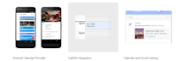 integrate your webapi with the google calendar