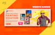 design website banner, shopify banner, website slider, header, cover