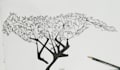 do a creative pencil art