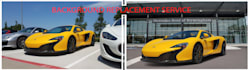 do car photo editing, background replacement and shadow