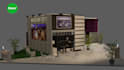 create 3d exhibition stand, kiosk design,booth
