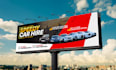 design banners, backdrops for print