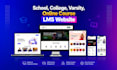 create a school, college, varsity,  online course lms website