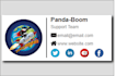 design clickable HTML email signature for your email footer