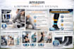 design amazon listing images, amazon a plus content and amazon storefront