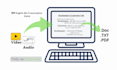 transcribe your hindi and english audio or video in 24hr