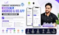 convert  website to  android app and ios app