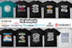 create bulk t shirt designs for merch by amazon and other