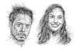 draw your image to scribble art style artistic