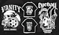 create awesome illustration old school tshirt design