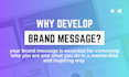 build your brand message and elevator pitch