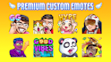 design high quality custom twitch emotes