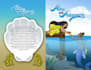 illustrate cover and back cover for children ilustration