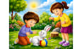 illustrate children story book illustrations cartoon style
