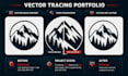 do vector tracing, vectorize logo, redraw, recreate in adobe illustrator
