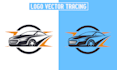 do manual vector tracing, vectorise logo, redraw, recreate in adobe illustrator