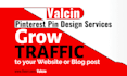 create 3 brilliant pinterest pins, pin designs, pin images