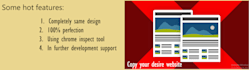 clone or copy your desired website in HTML in 24hours