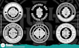 design the initial letter monogram logo design for tshirts