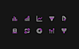 create unique and simple custom icon set