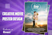 design a professional movie poster