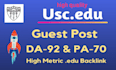 do high quality  education guest posting