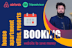 create flight and hotel booking website