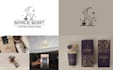 design a creative flat logo, cooperate brand style guide and brand identity