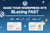 speed up your wordpress website