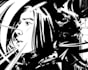 create black and white illustrations in this style