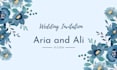 design an elegant wedding invitation, save the date and rsvp