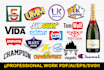 recreate, remake, spoof, nostalgic parody logo with your name