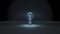create light bulb explosion logo animation in 4k