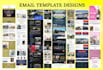 design responsive mailchimp email templates and klaviyo email design