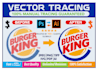 manual vector tracing, raster to vector, vectorize logo ai