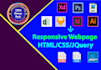 convert your psd, ai, xd, image into html
