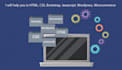 help you in html css bootstrap javascript