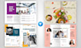 desing flyers, brochures, booklets, catalogs, menus, company profiles