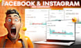 setup shopify facebook ads, instagram ads campaign, fb advertising, fb marketing