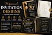 design professional birthday, wedding, and party invitations