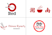 do professional chinese food and restaurant logo