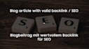 create a backlink to your site in my travel blog deutsch
