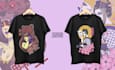 create hand drawn tshirt anime design