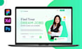 design modern and responsive website UI UX in figma