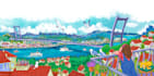 create professional hand drawn childrens book illustration