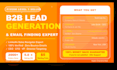 provide a b2b prospect email list, linkedin lead generation from any industry