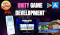 do unity 3d game development for mobile game, ios or pc game