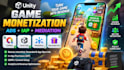 set up admob mediation, applovin max, ironsource bidding in unity game